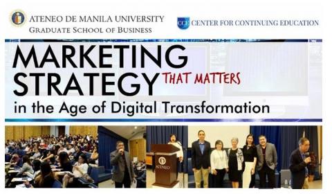 Marketing Strategy that Matters in the Age of Digital Transformation Learning Session